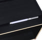 Westpark 2-drawer Nightstand LED Lights and USB Black