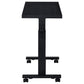 Westpark Height Adjustable Mobile Bedroom C-Table Black