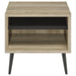 Welsh 2-piece Coffee and End Table Set Distressed Pine