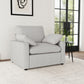 Collins Upholstered Power Recliner Chair Grey