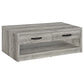 Felix 2-piece Coffee and End Table Set Grey Driftwood