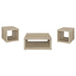 Frisco 3-piece Coffee and End Table Set Distressed Pine