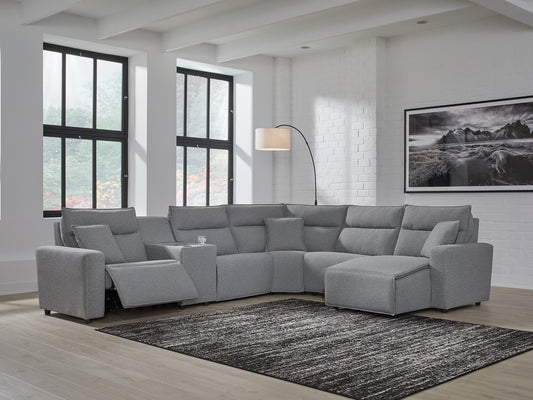 Modmax 6-Piece Power Reclining Sectional with Chaise