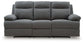 Side-Swipe REC Sofa w/Drop Down Table