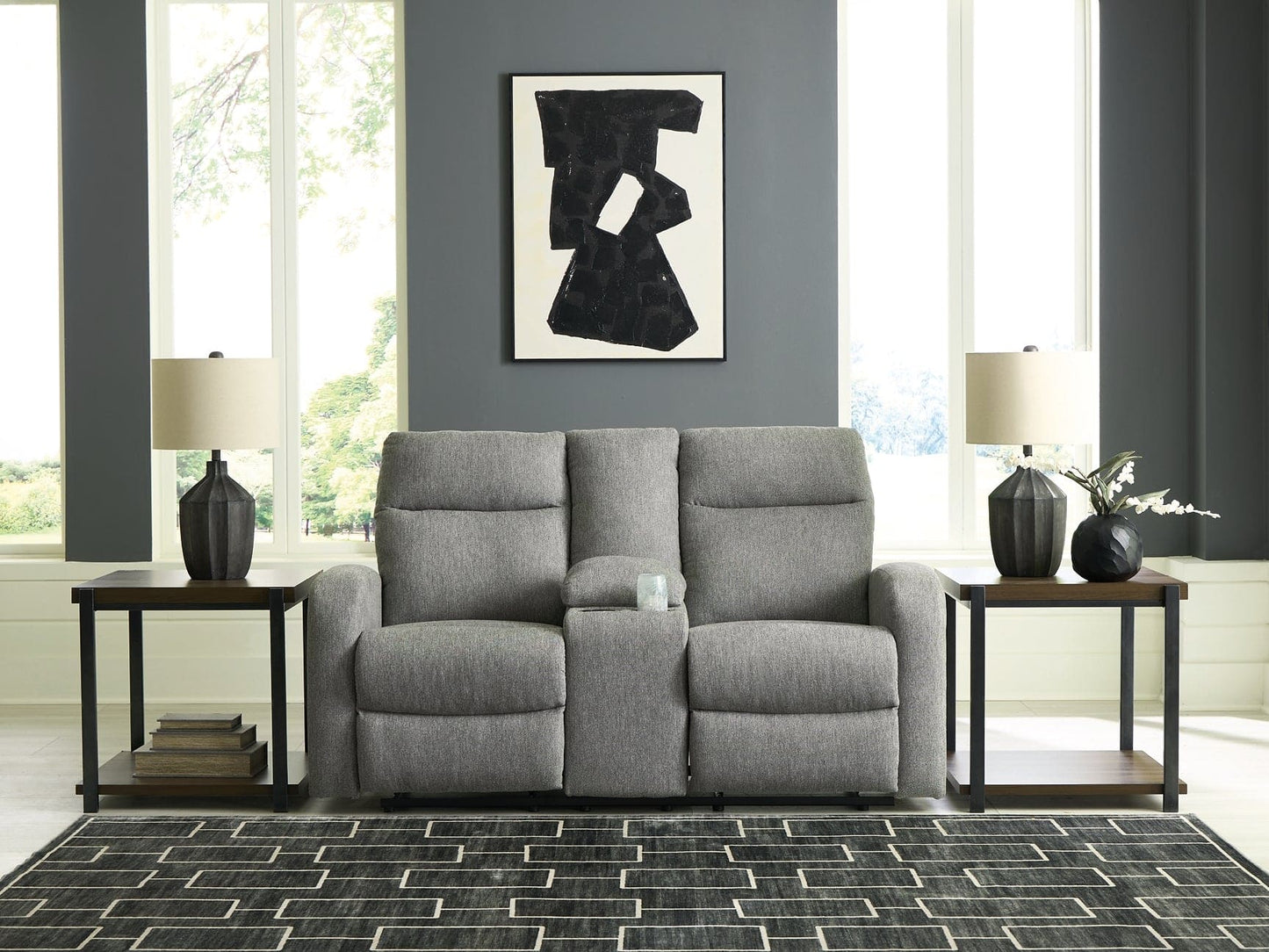Gauntlet DBL Rec Loveseat w/Console