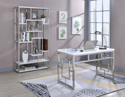 Alize 2-Piece Desk Set, White
(Desk & Bookcase)