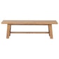 Middleton 60-inch Wood Backless Dining Bench Natural Brown