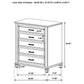 Franco 5-piece Queen Bedroom Set Distressed White