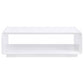 Paseo 2-piece Coffee and End Table Set White High Gloss