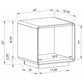 Paseo 2-piece Coffee and End Table Set White High Gloss