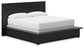 Londer California King Panel Bed with Mirrored Dresser, Chest and 2 Nightstands