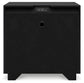 Londer California King Panel Bed with Mirrored Dresser, Chest and 2 Nightstands