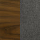 Alfredo Dining Side Chair Grey and Natural Walnut (Set of 2)