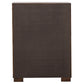 Jessica 6-piece Eastern King LED Bedroom Set Cappuccino