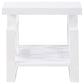 Schmitt 2-piece Coffee and End Table Set White High Gloss
