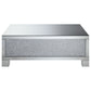 Gillian 2-piece Mirrored Coffee and End Table Set Silver