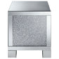 Gillian 2-piece Mirrored Coffee and End Table Set Silver
