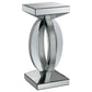 Amalia 2-piece Mirrored Coffee and End Table Set Silver