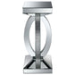 Amalia 3-piece Mirrored Coffee and End Table Set Silver