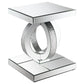 Breena 3-piece Mirrored Coffee and End Table Set Silver