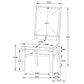 Middleton Upholstered Dining Side Chair Beige (Set of 2)