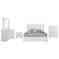 Felicity 5-piece California King Bedroom Set White High Gloss
