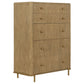 Arini 5-piece Queen Bedroom Set Cream and Sand Wash