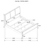 Arini 4-piece California King Bedroom Set Cream and Black