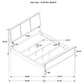 Arini 5-piece California King Bedroom Set Cream and Black