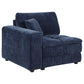 Atlantic 6-piece Upholstered Modular Sectional Sofa Blue