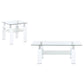 Dyer 2-piece Rectangular Coffee and End Table Set White