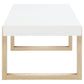 Pala 3-piece Coffee and End Table Set White High Gloss