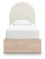 Arloster Twin Upholstered Panel Bed with Storage