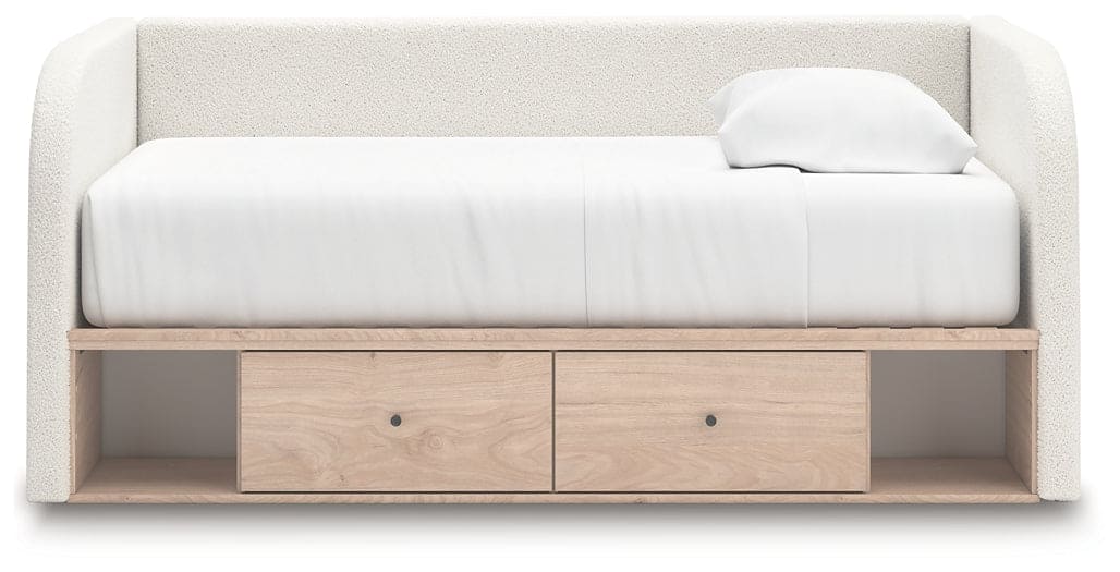 Arloster Full Upholstered Day Bed with Storage