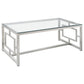Merced 3-piece Rectangular Coffee and End Table Set Nickel