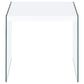 Opal 3-piece Coffee and End Table Set White High Gloss