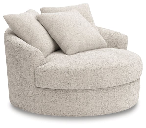 Cuddle Plush Oversized Swivel Accent Chair