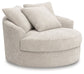 Cuddle Plush Oversized Swivel Accent Chair