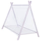 Fultonville Metal Twin Tent Bed with 7-inch Mattress Pink