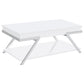 Marcia 3-piece Coffee and End Table Set White High Gloss