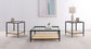 Amherst 3-piece Coffee and End Table Set Black