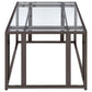 Adri 2-piece Coffee and End Table Set Black Nickel