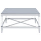 Lindley 3-piece Square Coffee and End Table Set Chrome