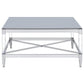 Lindley 3-piece Square Coffee and End Table Set Chrome