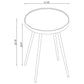 Kaelyn 3-piece Round Coffee and End Table Set Gold