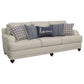 Glenn 2-piece Upholstered Sofa Set Light Grey and Blue
