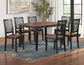 Joplin Solid Wood Farmhouse Chair, Walnut and Ebony Finish