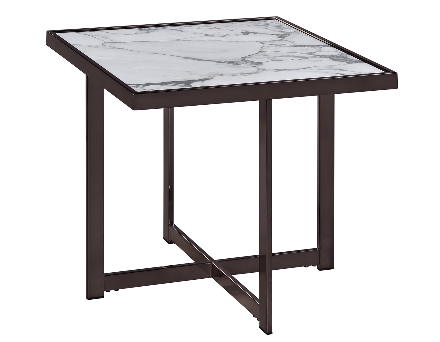 Kayley 23.25″ Sintered Stone End Table