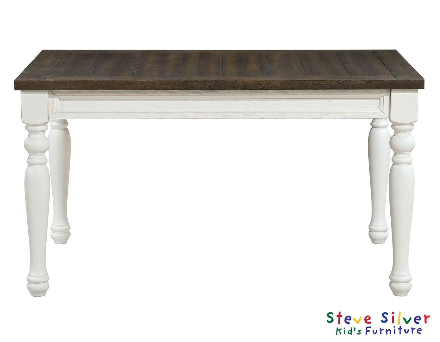 Joanna Kids 5 Piece Dining Set, Ivory and Mocha Finish