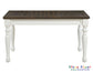 Joanna Kids 5 Piece Dining Set, Ivory and Mocha Finish